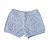 Kit com 2 Shorts Bebê 100% Algodão Suedine Branco e Azul - Kiko Baby - Imagem 3