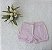 Kit com 2 Shorts Bebê 100% Algodão Suedine Branco e Rosa- Kiko Baby - Imagem 7