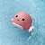 Brinquedo Baleia Rosa de Banho Nada ao Dar Corda - Buba - Imagem 4