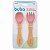 Kit Talheres Silicone e Bambu Rosa - Buba - Imagem 1