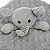 Naninha Laço Bebê Minha Primeira Naninha  - Cinza - Elefante - Imagem 4