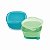 Kit 2 Bowls Com Ventosa e Tampa - Verde e Azul - Nuk - Imagem 2
