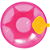 Prato Térmico com Ventosa 220ml +6m Rosa - Buba - Imagem 2