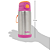 Garrafa Térmica com Canudo Parede Dupla 400ml 3+ Rosa - Buba - Imagem 4