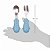 Kit Talheres Cabo Em Silicone - Azul - Buba - Imagem 5