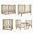 Berço Sonhos Up 4 em 1 ( Berço, Mini Berço, Mini Cama, Mesinha Com Cadeira ) - Cia do Móvel - Imagem 9