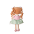 Mini Boneca em Pelúcia Metoo Angela - 20cm  - Candy School Lollypop - Imagem 3