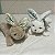 Coelhinho De Páscoa Plush 20cm Branco - Imagem 4
