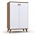 Cômoda Multiulso Infantil Encanto Branco 2 Portas - Batrol - Imagem 1