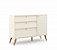 Cômoda Gold com porta - Off White/Eco Wood - Matic - Imagem 1