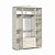 Guarda Roupa Provence Palha 4 Portas - Off White - Matic - Imagem 2