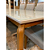 Conjunto de Mesa Lauren Província 8 Cadeiras Natural com Vidro Branco 210x100 - Imagem 4