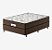 Cama Box Casal Molas Ensacadas Probel Miami 138x73x188 - Imagem 1