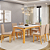 Conjunto de Mesa Marina 6 Cadeiras Suzy Cedro Off White - Imagem 2