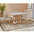 Conjunto de Mesa Sintonia 4 Cadeiras Rayla Amendoa Clean Moveis Lopas - Imagem 5