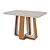 Conjunto de Mesa Sintonia 4 Cadeiras Rayla Amendoa Clean Moveis Lopas - Imagem 7