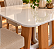 Conjunto de Mesa Sintonia 4 Cadeiras Apogeu Amendoa Clean Moveis Lopas - Imagem 2