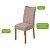 Conjunto de Mesa Sintonia 4 Cadeiras Rayla Amendoa Clean Moveis Lopas - Imagem 13