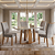 Conjunto de Mesa Sintonia 4 Cadeiras Rayla Amendoa Clean Moveis Lopas - Imagem 1