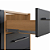 Cozinha Modulada Havana 06 Peças – CasaMia – Rovere/Grafite - Imagem 5