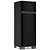 Refrigerador Esmaltec RCD38 PRO 306L 2 Portas duplex Preta 127V - Imagem 1