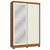 Guarda Roupa 2 Portas Kappesberg N571 Com Espelho e Pés Off White, 1.43 metros - Imagem 3