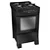 Fogão Mueller MFV4BB 4 Bocas Automático Mesa de Vidro Forno Total Clean - Preto - Imagem 1