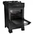 Fogão Mueller MFV4BB 4 Bocas Automático Mesa de Vidro Forno Total Clean - Preto - Imagem 3