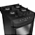 Fogão Mueller MFV4BB 4 Bocas Automático Mesa de Vidro Forno Total Clean - Preto - Imagem 2
