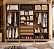 Guarda Roupa Casal 6 Portas 3 Gavetas Kappesberg T580 2.70 Metros Canela /Off White - Imagem 2