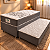 Cama Box Solteiro Bicama C/Auxiliar e Colchão Molas Ensacadas New York Portal 88x71x188 cinza - Imagem 1