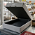 Cama Box Bau Casal Molas Ensacadas New York Portal 138x71x188 - Imagem 1