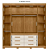Guarda Roupa Casal França 6 Portas 6 Gavetas Moval Freijó / Off White - Imagem 5