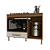 Balcão Cooktop indekes 1 Porta 1 Gaveta 105 cm Frejó Off White - Imagem 2