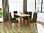 Conjunto de Mesa Suecia 6 Cadeiras Indekes Freijó Off White - Imagem 1