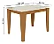 Conjunto de Mesa Suecia 4 Cadeiras Indekes Freijó Off White - Imagem 3
