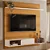 Painel Suspenso Evo 1.36 metros Cinamomo / Off White HB MOVEIS - Imagem 1