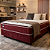 Conjunto Box King Portal Monaco Molas Ensacadas com Pillow Top 193x75X203 Bordo - Imagem 1
