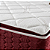 Conjunto Box Queen Portal Monaco Molas Ensacadas com Pillow Top 158x75X198 Bordo - Imagem 2