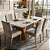 Conjunto de Mesa Apogeu 6 Cadeiras Tessera Off White/amendoa Clean - Imagem 1