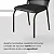 Conjunto de Mesa de Jantar Malibu com 6 Cadeiras – Tampo MDF 160x90cm Preto Fosco - Imagem 8