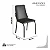 Conjunto de Mesa de Jantar Malibu com 6 Cadeiras – Tampo MDF 160x90cm Preto Fosco - Imagem 9