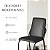 Conjunto de Mesa de Jantar Malibu com 6 Cadeiras – Tampo MDF 160x90cm Preto Fosco - Imagem 2
