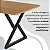 Conjunto de Mesa de Jantar Malibu com 6 Cadeiras – Tampo MDF 160x90cm Preto Fosco - Imagem 4