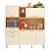 Kit Cozinha Select Demóbile 6 portas 2 gavetas Cinamono Off White - Imagem 4