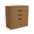 Comoda S824 Kappesberg Canela com Pés - Imagem 3