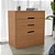 Comoda S824 Kappesberg Canela com Pés - Imagem 1