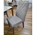 Conjunto de Mesa MADEIRA MACIÇA Donatella Província 6 Cadeiras Megan Natural com Vidro Branco 180x90 - Imagem 6
