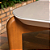 Conjunto de Mesa MADEIRA MACIÇA Donatella Província 6 Cadeiras Megan Bege Natural com Vidro Branco 180x90 - Imagem 2