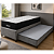 Cama Box Solteiro Bicama C/Auxiliar Ortobom Dream Superpocket 88x70x188 - Imagem 1